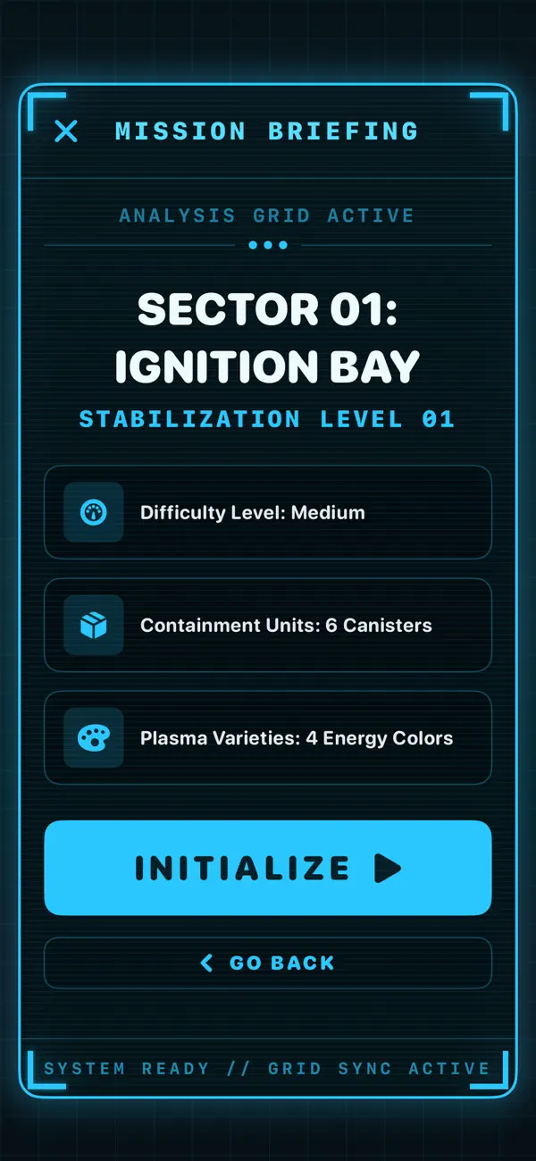 Neon Reactor mission briefing