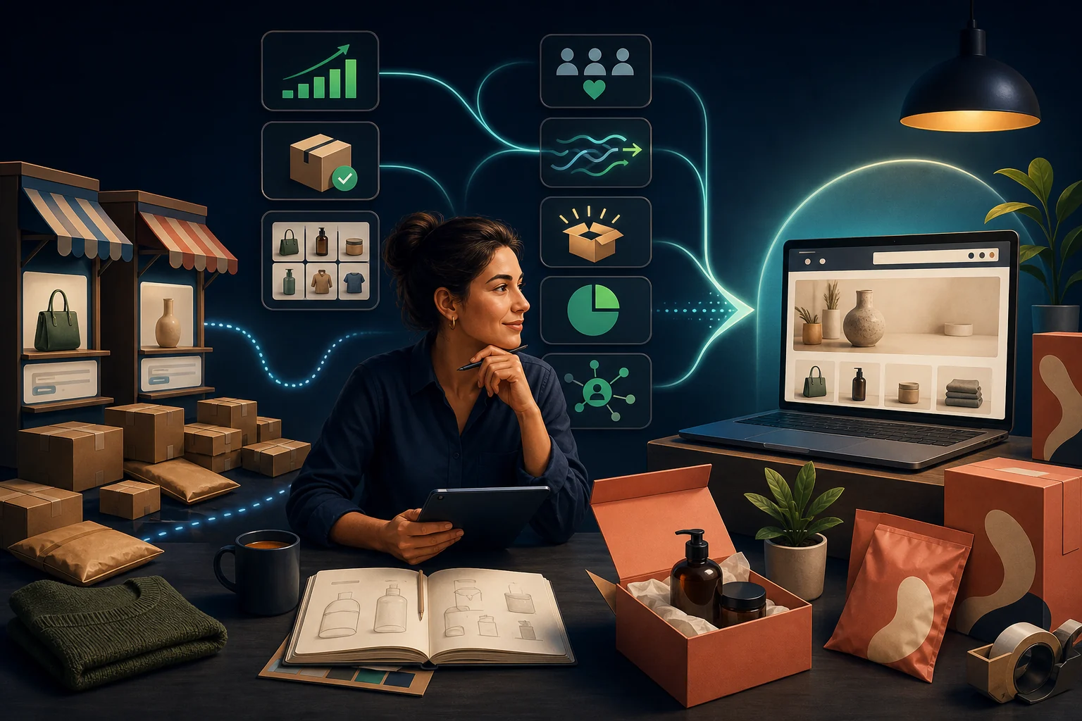 Growing marketplace seller evaluating readiness for an independent online store